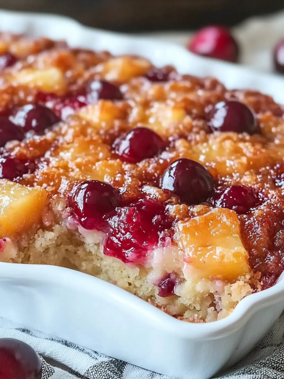 Easy Cherry Pineapple Dump Cake Recipe with Crispy Topping 2 Easy Cherry Pineapple Dump Cake Recipe with Perfect Crispy Topping