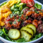 Keto Smash Burger Bowl Recipe Easy Low-Carb Fun with Pickles 10 Keto Smash Burger Bowl Recipe Easy Low-Carb Meal Prep with Pickles