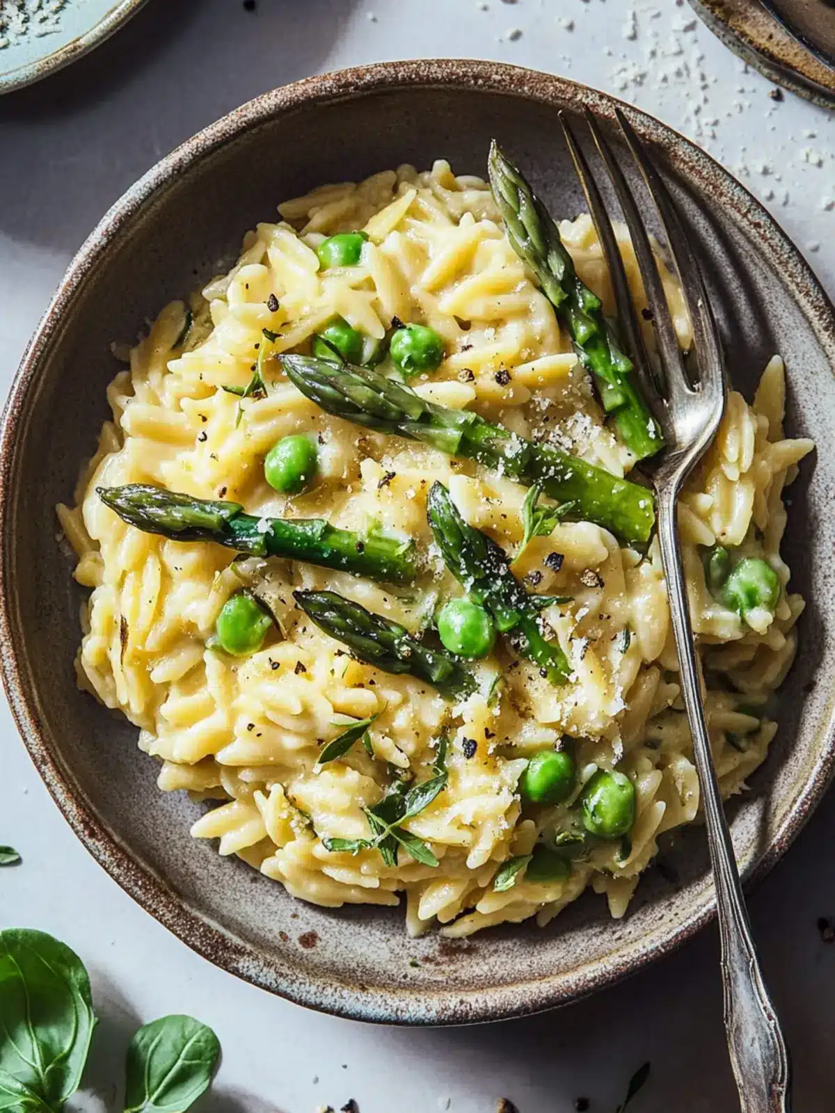 Creamy Cheesy Asparagus Orzotto for a Cozy Spring Dinner 4 Cheesy Asparagus Orzotto