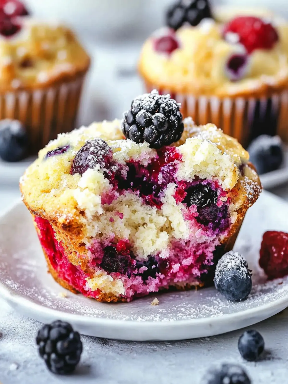 Berry Cream Cheese Muffins: Your New Favorite Breakfast Treat 4 Berry Cream Cheese Muffins