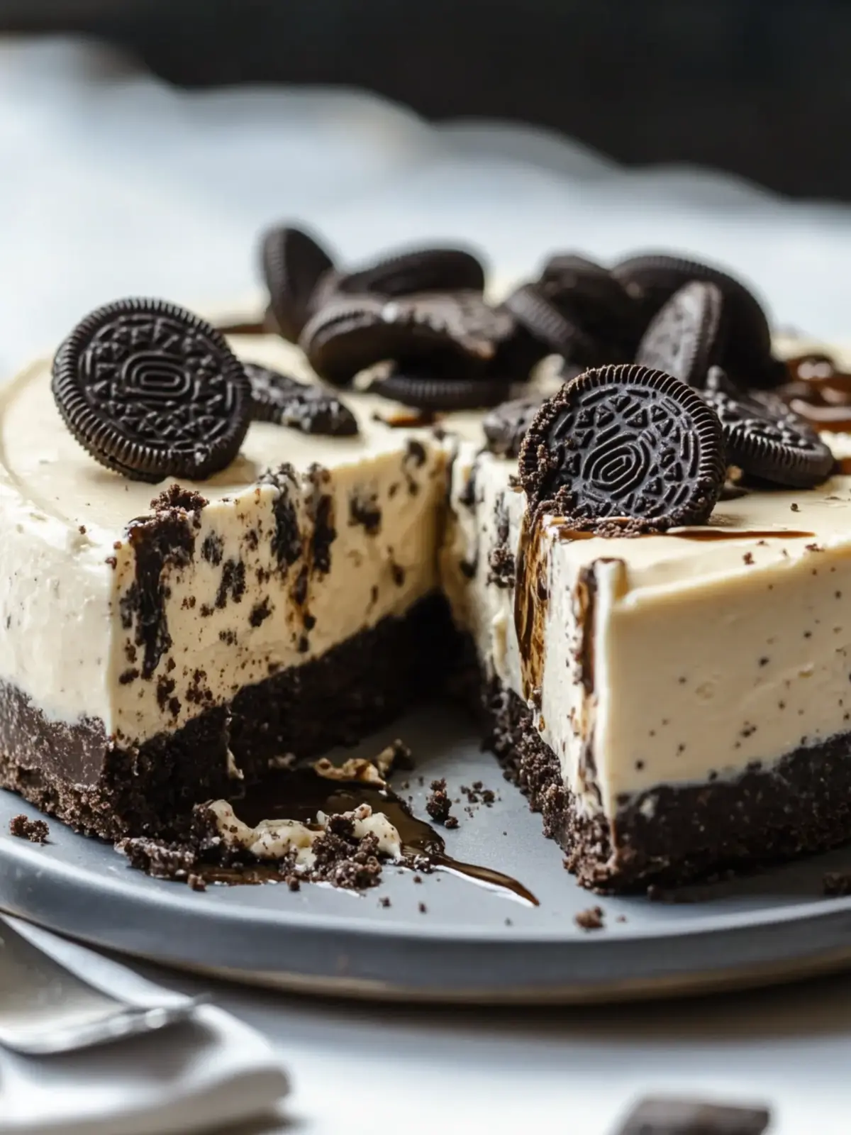 5 Easy Steps to Create Irresistible Oreo Style Protein Cheesecake 4 5 Easy Steps to Make Irresistible Oreo Style Protein Cheesecake