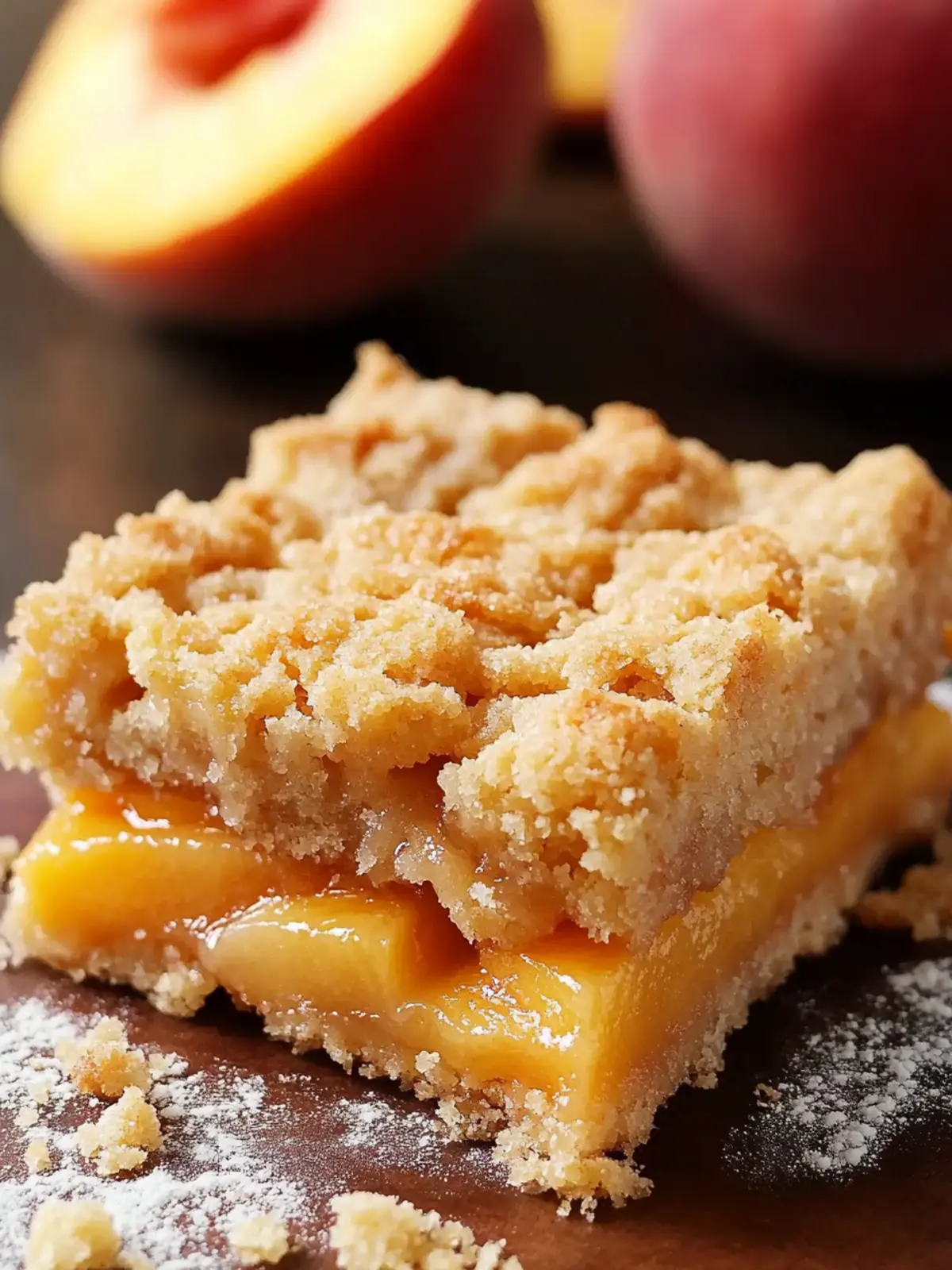 Peach Crumb Bars: Sweet Summer Bliss You Can’t Resist 2 Peach Crumb Bars