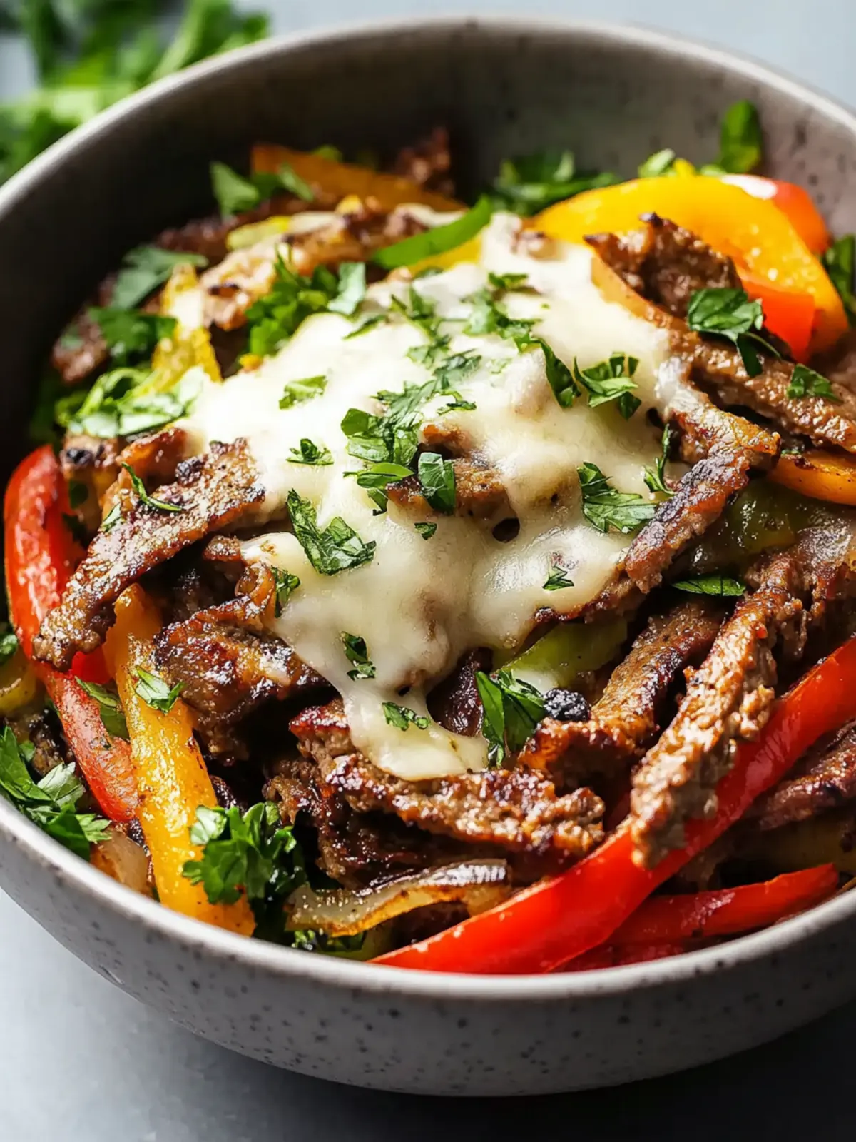 Keto Philly Cheesesteak Bowls That Will Satisfy Your Cravings 3 Keto Philly Cheesesteak Bowls