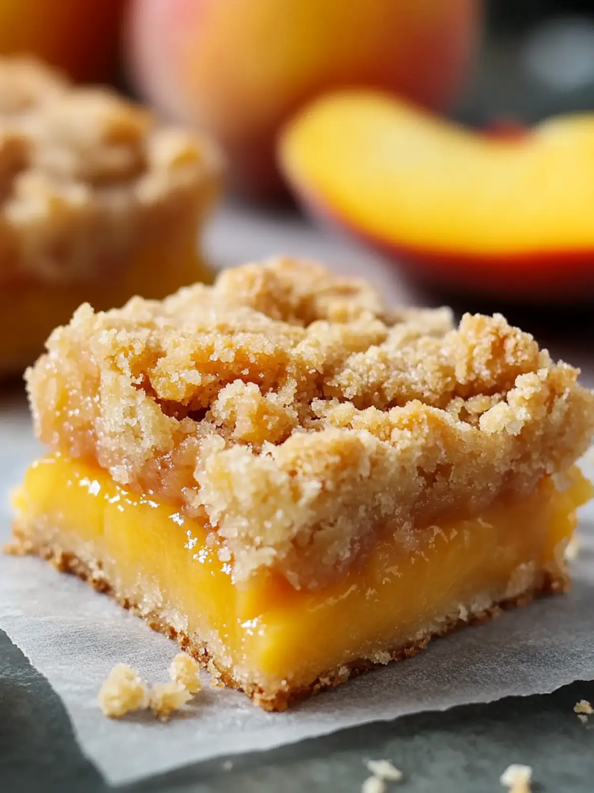 Peach Crumb Bars: Sweet Summer Bliss You Can’t Resist 5 Peach Crumb Bars