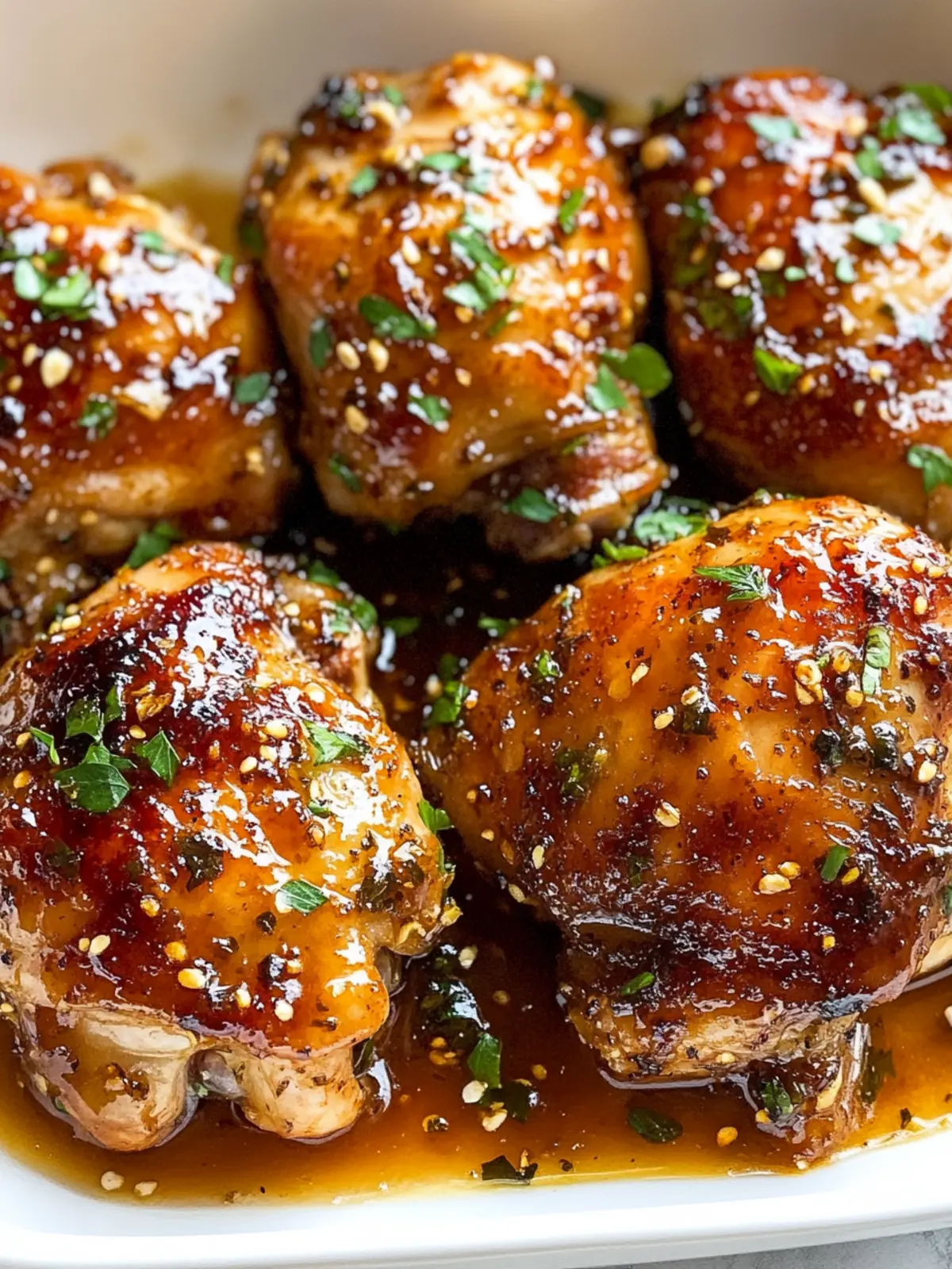 Honey Garlic Chicken Thighs Recipe – A Family Favorite Delight 5 Honey Garlic Chicken Thighs Recipe – Easy Delicious Family Dinner