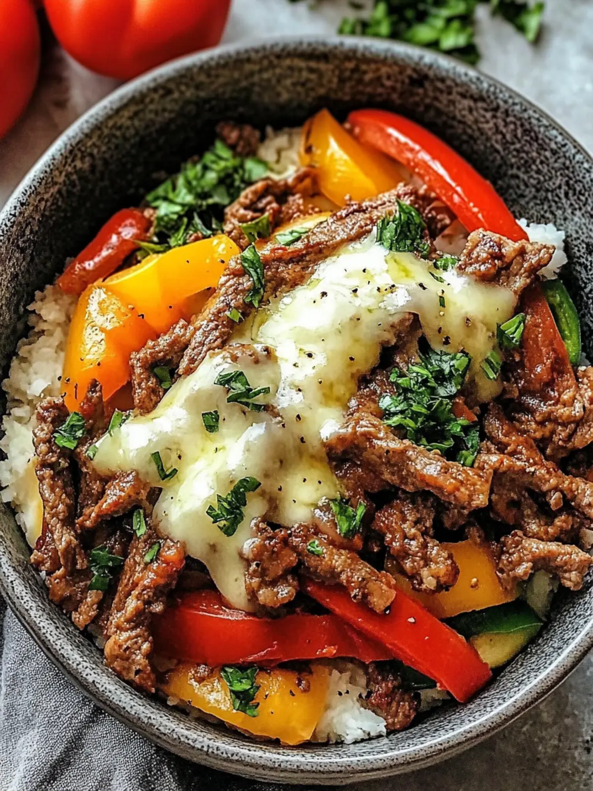 Philly Cheesesteak Bowls – Easy Low Carb Dinner Delight 5 Philly Cheesesteak Bowls – Easy Low Carb Dinner Idea