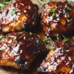 Caramelized BBQ Chicken Thighs in the Oven Ready in 30 Minutes 9 Caramelized BBQ Chicken Thighs in the Oven