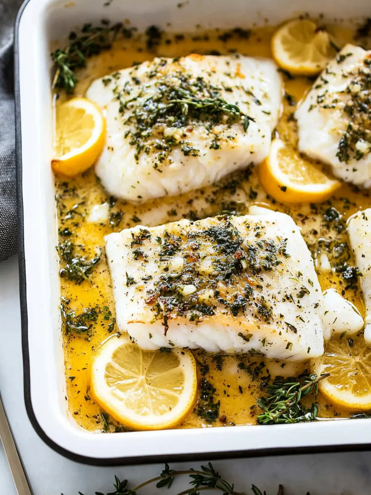 Garlic Herb Baked Cod - Flaky, Buttery Bliss in 30 Minutes 5 Garlic Herb Baked Cod
