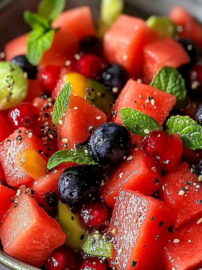 Refreshing Watermelon Salad Recipe – Easy Summer Fruit Salad
