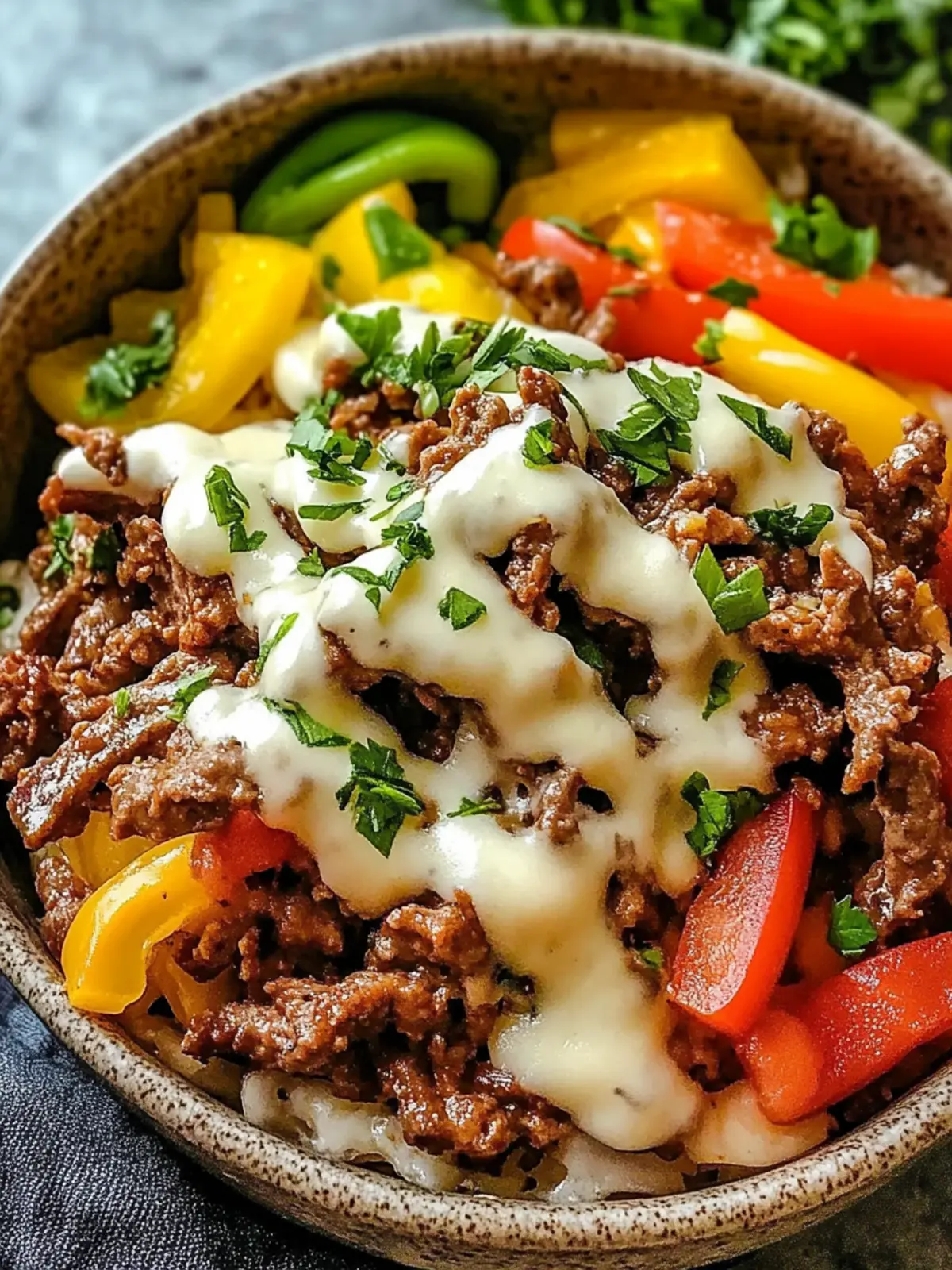 Philly Cheesesteak Bowls – Easy Low Carb Dinner Delight 4 Philly Cheesesteak Bowls – Easy Low Carb Dinner Idea