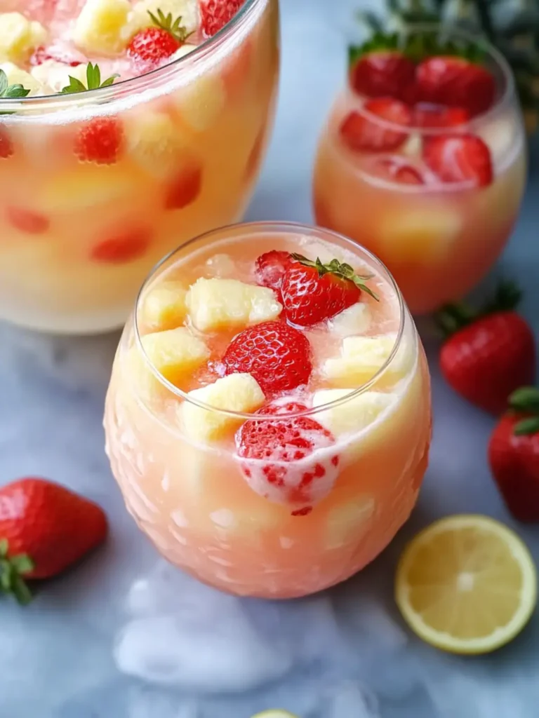 Strawberry Piña Colada Punch (Party Size)