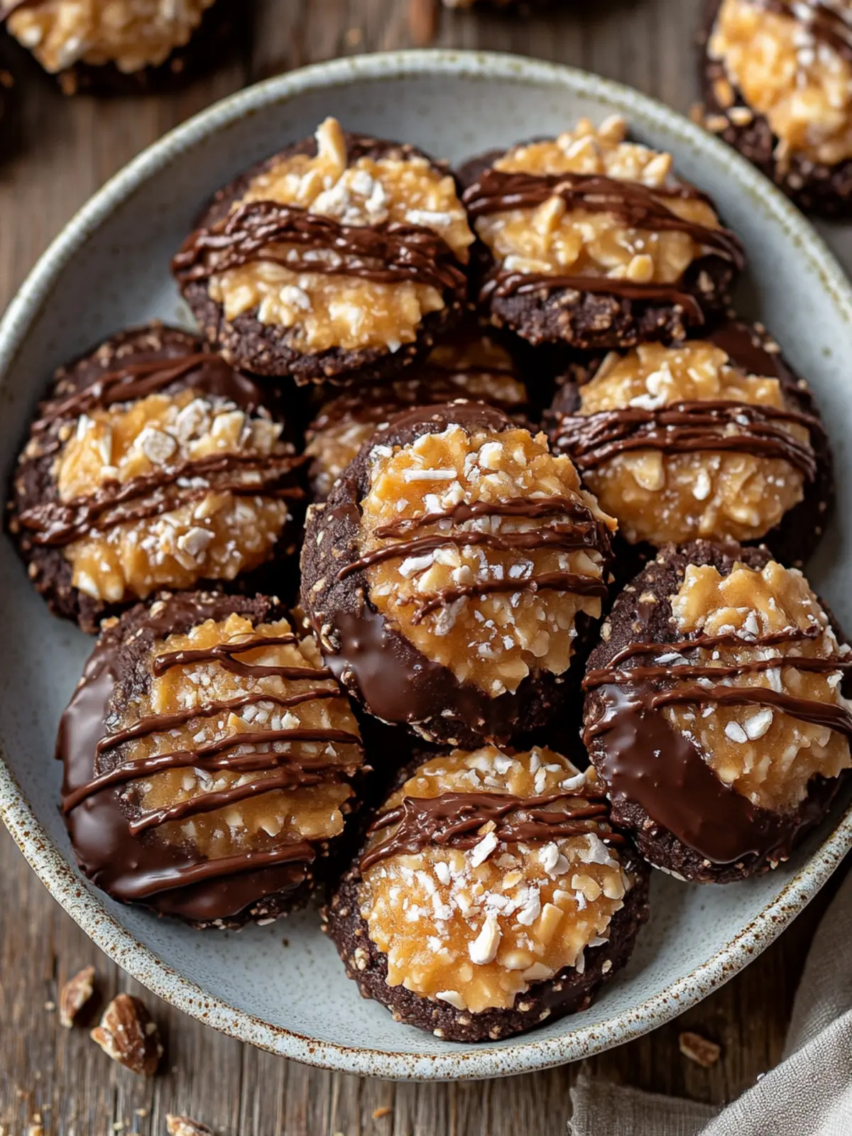 Decadent No-Bake Samoa Cookies in Just 30 Minutes 5 No-Bake Samoa Cookies