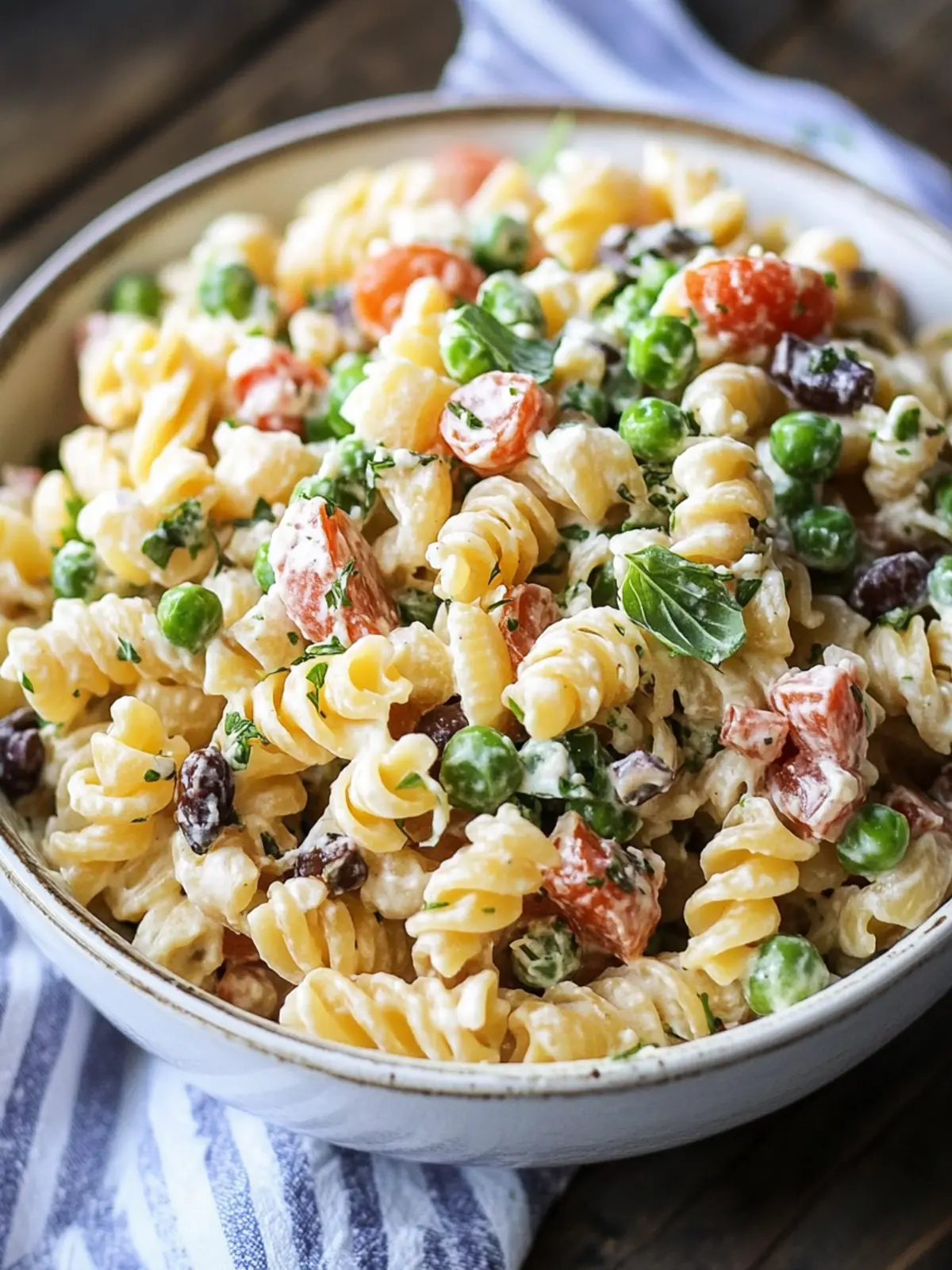 Mouthwatering Creamy Pasta Salad Your Guests Will Love 2 Creamy Pasta Salad