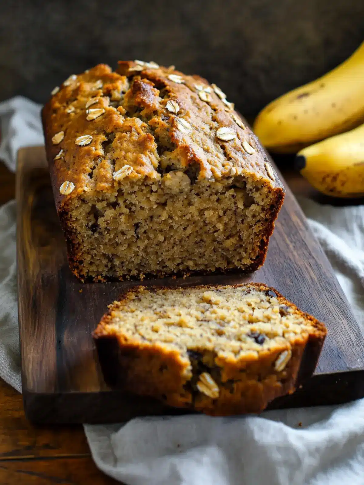 Moist Oatmeal Banana Bread: Wholesome & Guilt-Free Delight 2 Oatmeal Banana Bread