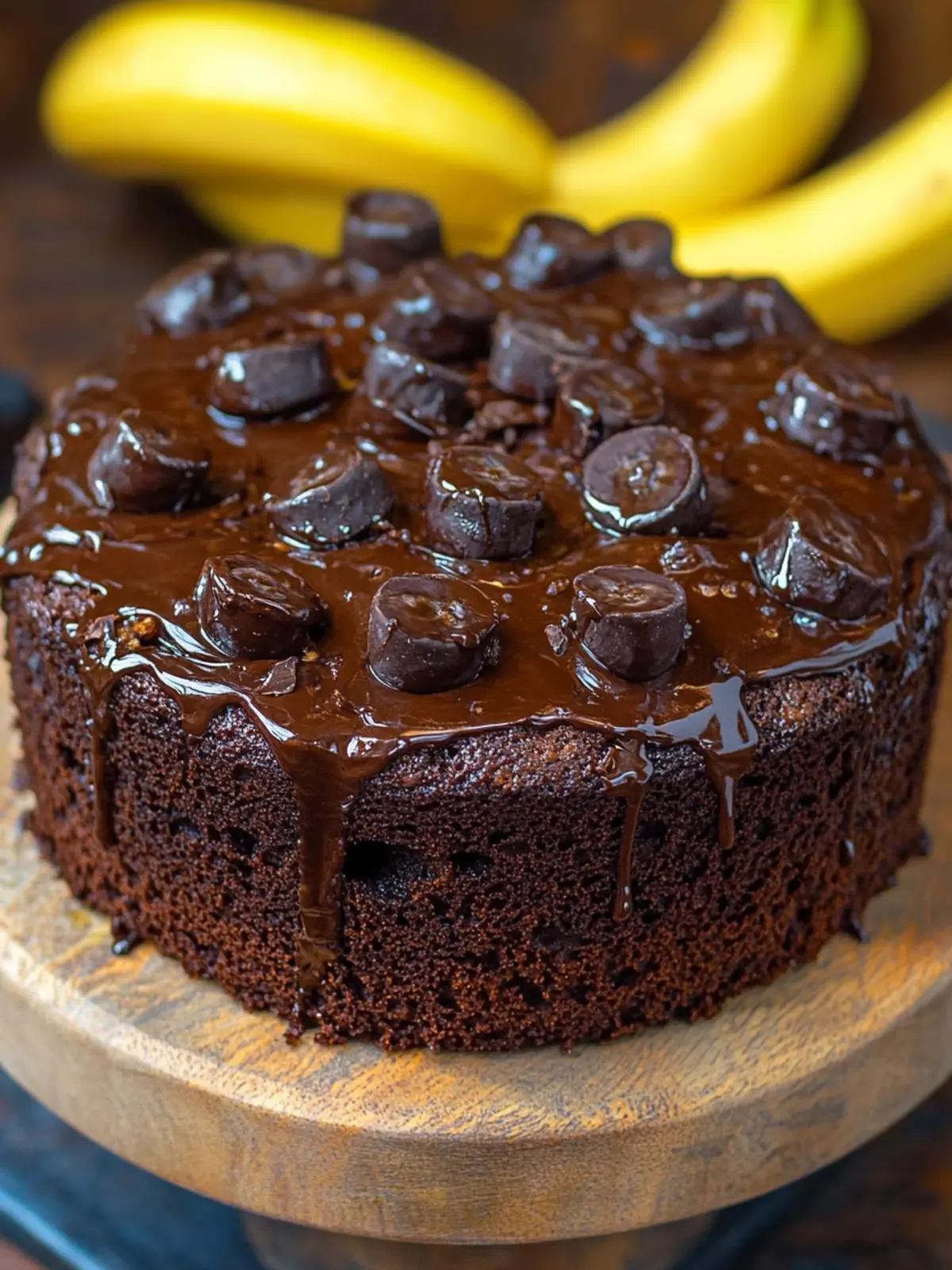 Decadent Chocolate Banana Cake That's Guilt-Free Goodness 2 Chocolate Banana Cake