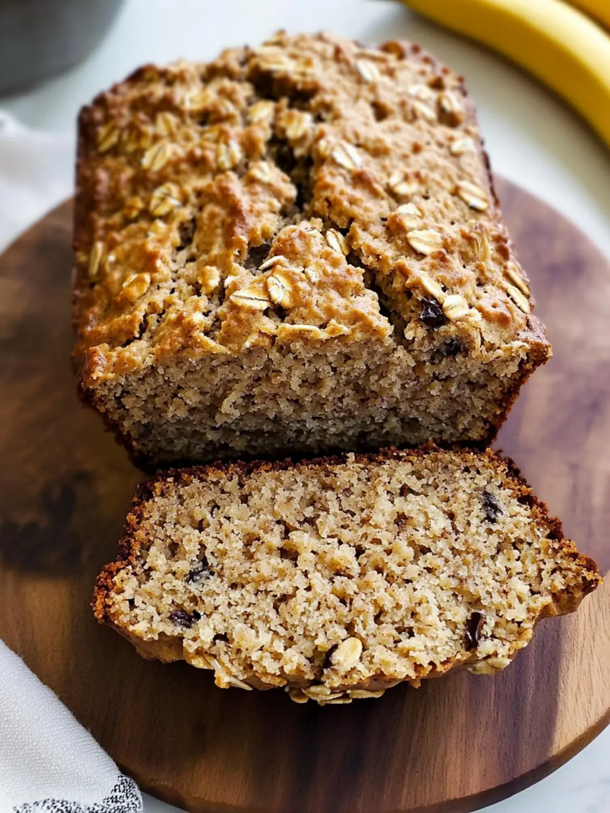 Moist Oatmeal Banana Bread: Wholesome & Guilt-Free Delight 4 Oatmeal Banana Bread