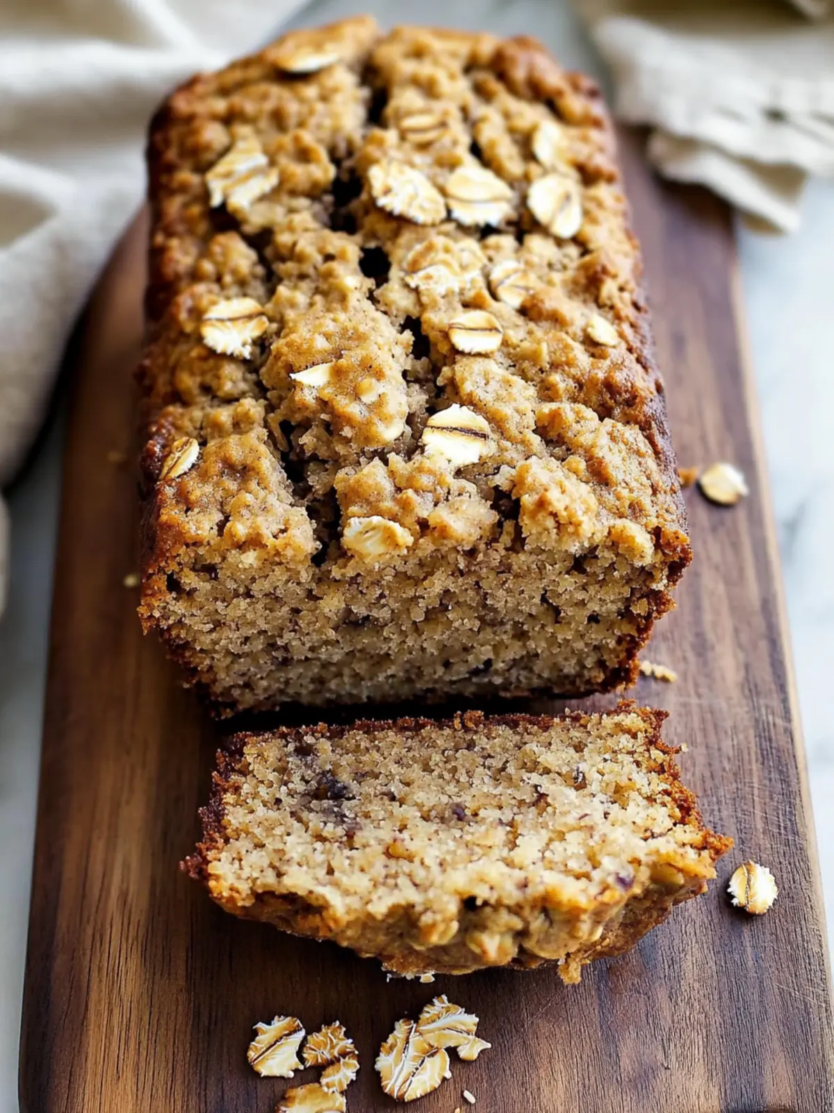 Moist Oatmeal Banana Bread: Wholesome & Guilt-Free Delight 3 Oatmeal Banana Bread